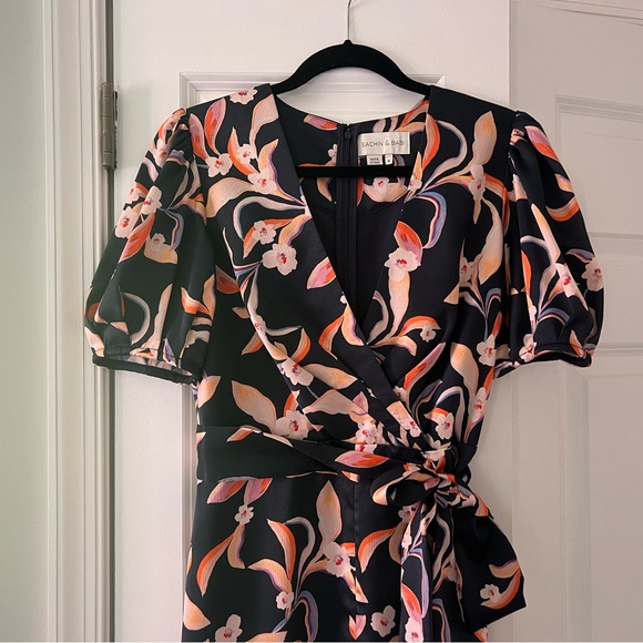 NWOT Sachin & Babi Casey floral-print Dress Size 6 - Picture 6 of 8